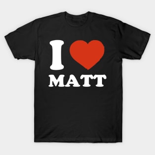 Personalized Matt Name Vintage Styles Camping 70s 80s 90s T-Shirt